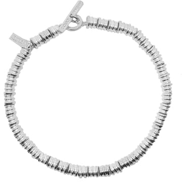 Damiata Gioielli Bracciale unisex Dodo Mariani in argento collezione Conchiglie Rigate, lunghezza 18 centimetri BR140/18