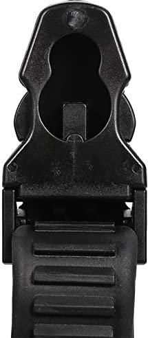 KIMISS Scubapro Jet Fin Federgurte, Scubapro Jet Fin Strap, Schwarzer Gummi-Kunststoff, 1 Paar, Verstellbare Tauchflossengurte, Sory (L) (L)