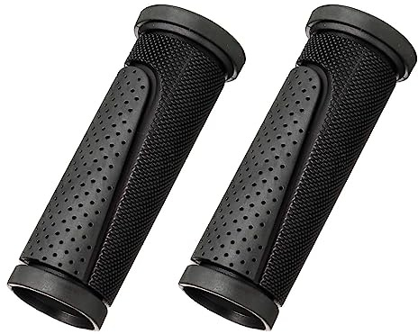 Bike Handlebar Grips Short Mini Bicycle Handlebar Grips 90mm Length Rubber Bicycle Handle Grips Black US114