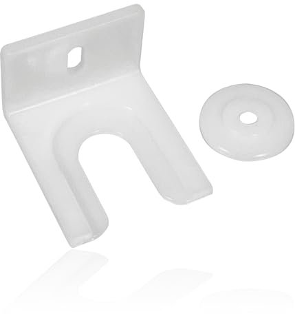 SPARES2GO Integrated Fridge/Freezer Door Clip compatible with AEG Fixing Bracket Built-in under-counter