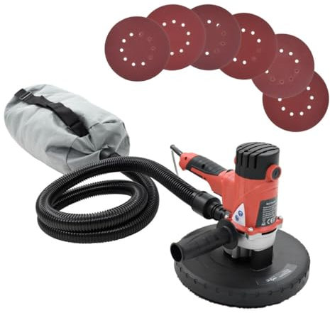 GuyAna Levigatrice per Cartongesso con Aspiratore 1200 W,Levigatrice,Articoli di ferramenta,Utensili,Smerigliatrici(SPU:142934)
