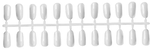 VINTORKY Présentoir à Vernis à Ongles Outils Polyvalents pour Nail Art 240 Pièces Blanc en Plastique pour Pratique et Création D'ongles en Fibre de Verre