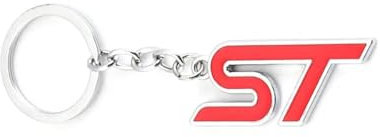 KardoL Auto Schlüsselanhänger Metall Kompatibel mit für Ford ST st line Focus Fiesta Mondeo Mustang Ranger Transit Kuga - Geschenk für Männer Frauen Autozubehör,S-C