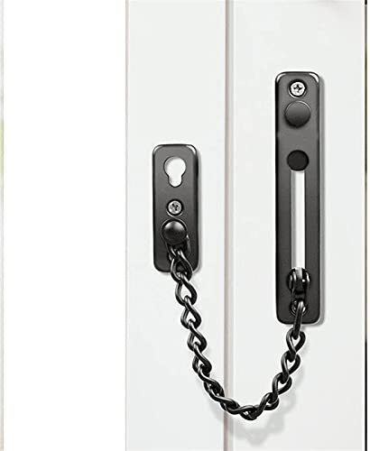 Türkette, Riegeltorverschlüsse, Türbegrenzer, Metalltür wird mit einer Kette befestigt und die Innenseite der Tür ist mit einer Sicherheitsverstärkung gesichert. Die Bolt-Versicherungsschnalle.