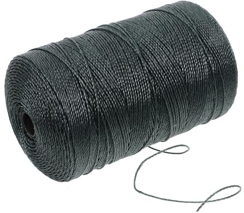HOMSFOU Nylon Twine Fishing Line 1 Roll Braided Fishing Netting String Multipurpose Rope for Outdoor Net Repair Pulling Binding