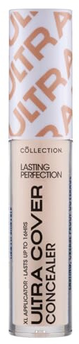 Collection Cosmetics Lasting Perfection Ultra Cover Concealer, Up to 16hr Wear, XL Applicator, Extra Fair Warm, 5.5ml