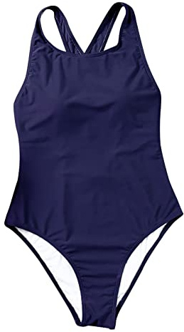 Bañador Menstrual Bañador Menstrual Niña 14 Años Que Adelgaza La Espalda Que Cubre El Vientre Y Se Delgado Y Traje De Baño con Almohadilla En El Pecho Bikini Deportivo Bañadores Tallas (Navy S)