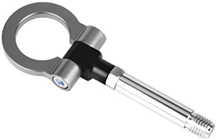 Gancio Di Traino Per Auto,Gancio Traino Auto Set Di Barre Di Rimorchio Anteriore Da Corsa Uso Adatto Per Volkswagen/Fit 2003(Gray)