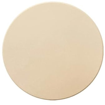 ZIHDKE Pizza Stone Rectangular Cordierite Ceramic Refractory BBQ Pizza Baking Cooking Grilling Coal Gas Oven Stones Plate(Round Dia 305x12mm)