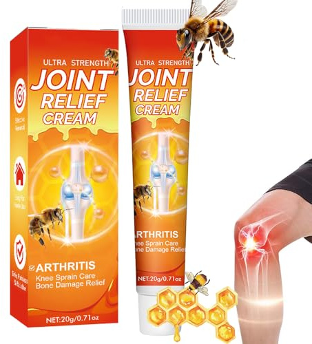 Bienengiftsalbe, 2025 Bee Venom Joint Relief Gel, Mullein Joint Relief Cream Arthritis Ultra Strength Aetheris Bienengift Creme Bienengift-Reparaturcreme Joint Relief Cream Für Nacken Hände Knie (1)
