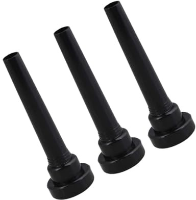 TUOREN 3Pcs Trumpet Mouthpiece Set Plastic 3C 5C 7C Mouthpiece Replacements Parts for Professional Players Beginner