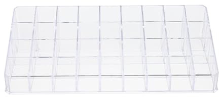 Organizador de Lápices Labiales de Escritorio 36 Compartimentos Ps | Labial y Brillo, Diseño Multi-grid, Uso en Tocador y Dormitorio, Estilo Fashion