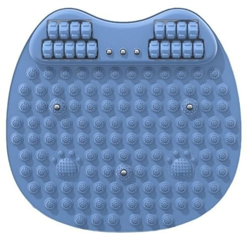 Lawnoval Alfombrilla de acupresión TPE con rodillo de masaje para comodidad de los pies, 50 x 50 cm para tabla de masaje de fitness de doble función
