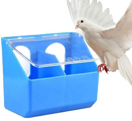 para pájaros | Doble Impermeable y Resistente | de alimentación para pájaros y Palomas – para periquitos, codornices, gallinas, Loros, Aves de Corral, Exterior, Interior, Jaula, jardín