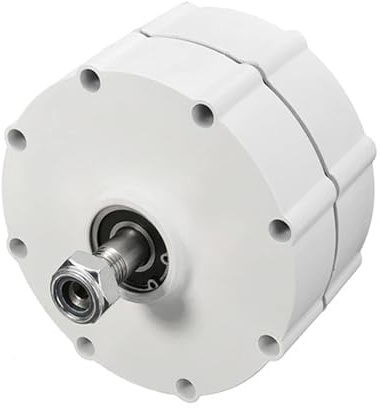 Aerogenerador Nerador Eléctrico De 5kW, 12V, 24V, 48V, Molinos Viento, Dinamo, Turbina Agua, Imán Permanente Sin Engranajes, 5000W For Uso Doméstico(No Base,DOUBLE SHAFT_12V_5KW)