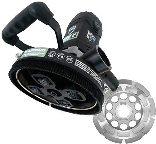 ZOLLERNALB Piranha ZP2000 - Fresadora para hormigón (140 mm y 125 mm, 2000 W)