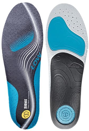 Sidas 3feet Activ Low Semelle Course à Pied et Multisport, pour Voûte Plantaire Basse, Absorption des Chocs, Semelle Chaussures Homme et Femme (39-41)