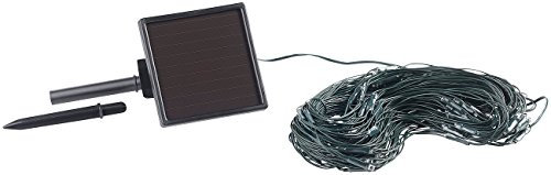 Filet lumineux solaire avec 144 LED blanc - 2 x 2 m [Lunartec]