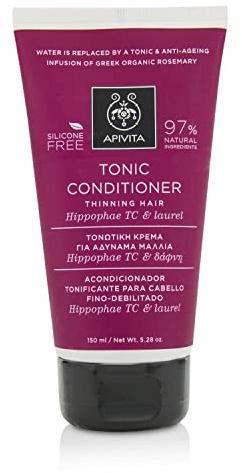 Apivita - Acondicionador tonificante cabello debilitado espino amarillo & laurel