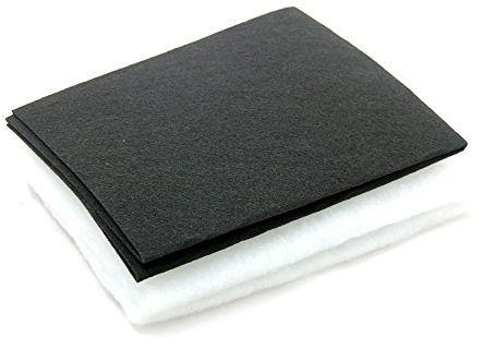 Invero® 2 in 1 Kitchen Cooker Hood Grease and Carbon Filter - 57cm x 47cm