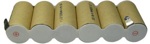 Trade-Shop Premium NI-MH Akku 7,2V / 3000mAh kompatibel mit Gardena Rasenkantenschneider Grasschere Gartenschere Rasenkantenschere Accu 90 Accu90 (08804-20)