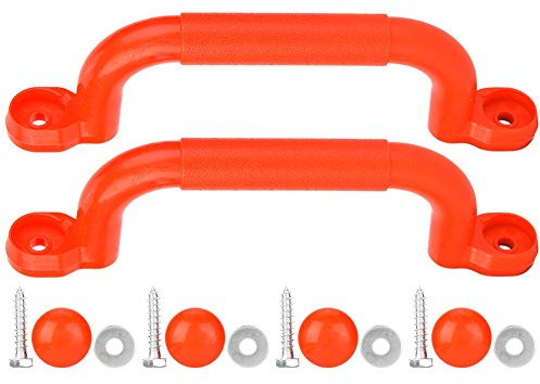 Haltegriffe f¨¹r Kinderspielhaus Baumhaus Sicherheit rutschfeste Klettergriffe Schraubenkit Spielzeug Zubeh?r f¨¹r Kinder Spielplatz Outdoor Spielhaus Accessoires