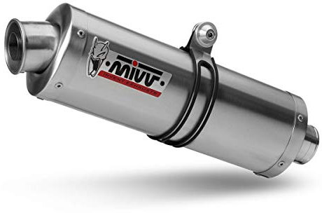 Auspuff komplett 2X1 MIVV Oval Edelstahl Sportauspuff Auspuffanlage Motorrad Endtopf Kawasaki Versys 650 2015-2018
