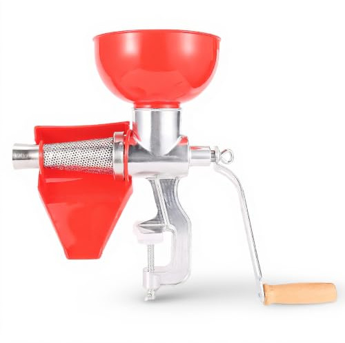 Passapomodoro, Spremipomodoro in Lega di Alluminio Spremiagrumi Manuale Spesso per Frutta Pomodoro Limone Arancio Verdure Utensile da Salse per Pasta Fatta in Casa, Salse