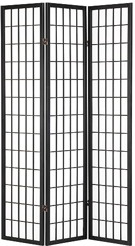 Hartleys Japanese Style Folding Wooden Room Divider - Choice of Size