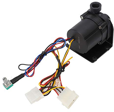 ASHATA Water Cooling Pump,Water Cooler Pump Speed Regulation Computer Accessories Female G1/4 Thread 4 Meters Head, Water Pump Water Cooling Parts Computer Accessories
