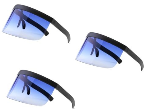 WOFASHPURET 3st Winddichte Sonnenbrille Fahrradbrille Damen Sonnenbrille Herren Sonnenbrille Für Männer Sonnenbrille Für Herren Hut Transparent Diy Fräulein Polarisiert Sonnenblende