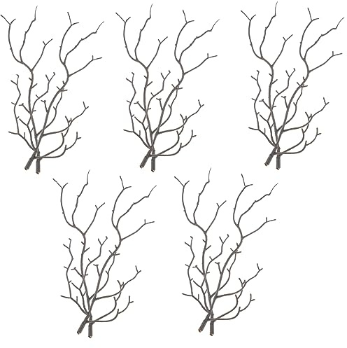 OFFSCH Lot de 10 décorations artificielles en plastique pour pots et mariage, tiges décoratives, entretien de la conception