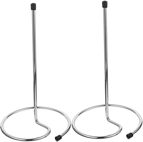 MAGICLULU Estante De Secado Para Decantadores De Vino 2 Piezas Soporte Metálico Para Jarras De Vino Vertical Secador Rápido Para Barra De Casa y Restaurante