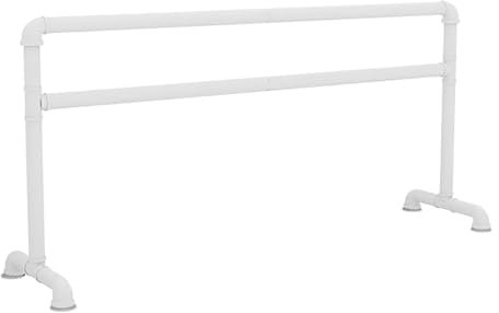 Ballettstange for Zuhause, tragbare Ballettstange, Doppelstange, 100–220 cm lang, weiß, for Kinder und Erwachsene, freistehende Heimstudio-Ballettstange, Tanzstange, Stretchstange, Tanzdehnung (220 x