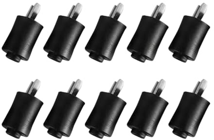 VOANZO 10 Pezzi 2 Pin DIN Maschio connettori per Altoparlanti 2 Pin Mini Rotondo Piatto Audio Segnale di Alimentazione connettore per Altoparlante Amplificatore subwoofer PC Lettore Dvd Console