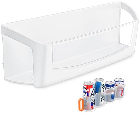 UPGRADED WPW10212139 Refrigerator Door Shelf Bin Compatible with Whirlpool Maytag Refrigerator Door Shelf Parts W10212139 Whirlpool Fridge Shelves Replacement WRF555SDH GI6FARXX PS11750465 Left Bin