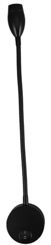 Operitacx Lampe Liseuse Murale LED Rotative à 360 Degrés avec Bras Flexible et Interrupteur Intégré pour Lecture Confortable en Intérieur