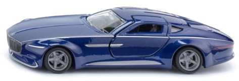 Siku 2366, Vision Mercedes-Maybach 6, 1:50, Metall/Kunststoff, Dunkelblau, Spielzeugauto für Kinder, Flügeltüren zum Öffnen