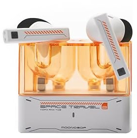 Moondrop Space Travel 2 HiFi brusreducerande TWS-trådlös hörlurar Bluetooth 6.0 ANC spelläge med låg latens SBC/AAC (vit)
