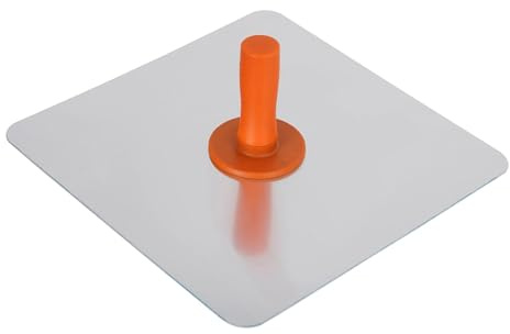 FewNvWa Plastering Mortar Board Plastering Plate Smoothing Board Bricklayer's Tool Sturdy Aluminum Plate with Secure Grip for Precision for The Pro, 34.5cmx11cm