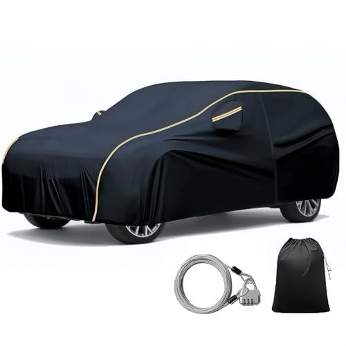 Winter Car Cover Custom Fit for Volkswagen T-Cross 2020-2025 All Weather Car Cover丨Outdoor Garage Waterproof Breathable Dustproof Indoor with storage bag & Mirror Pocket
