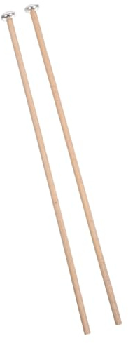 Mikinona Kleine Schlägel Glockenspiel Sticks Percussion Sticks Schlägel Für Xylophon Metall Hammer Mallets Mit Holzgriff Khaki