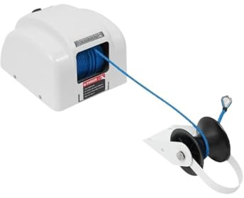 Verricello elettrico for ancora da barca da 12 V con telecomando wireless, for acqua salata marina, 45 libbre