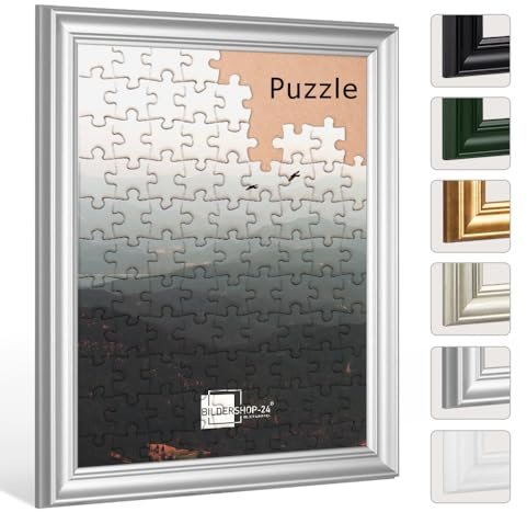 Bildershop-24 Puzzlerahmen Nepal Alu geschliffen (Dekor) 60x80cm (ca. 1500 Teile) ANTIREFLEX Entspiegelt