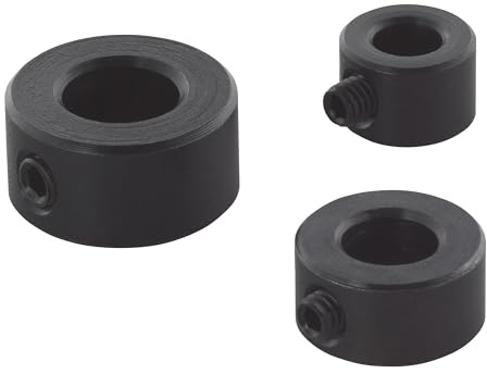 wolfcraft 2751000 Tiefenstopp-Set für Holzbohrer I kompatibel mit allen Holzspiralbohrern in den Ø 6, 8 und 10 mm