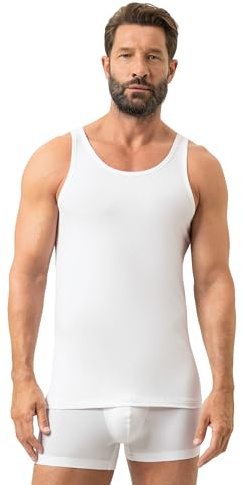 Mey Tagwäsche Serie Dry Cotton Herren Shirt o.Arm Weiss XL(7)