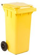 Conteneur mini 120 L (Jaune)