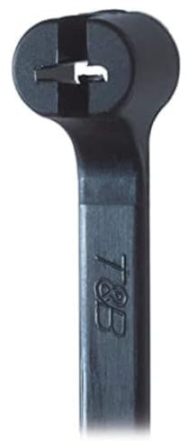 ABB Nylon 66 Kabelbinder Kabelbinder Schwarz 2,3 mm x 357mm, Packung a 1000 Stück