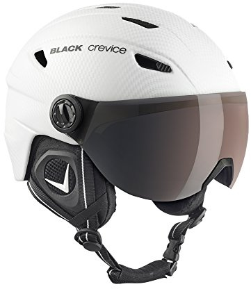 Black Crevice Casque de Ski pour Adulte avec visière