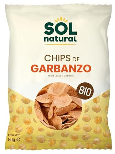 SOLNATURAL Chips DE GARBANZO Bio 80 g